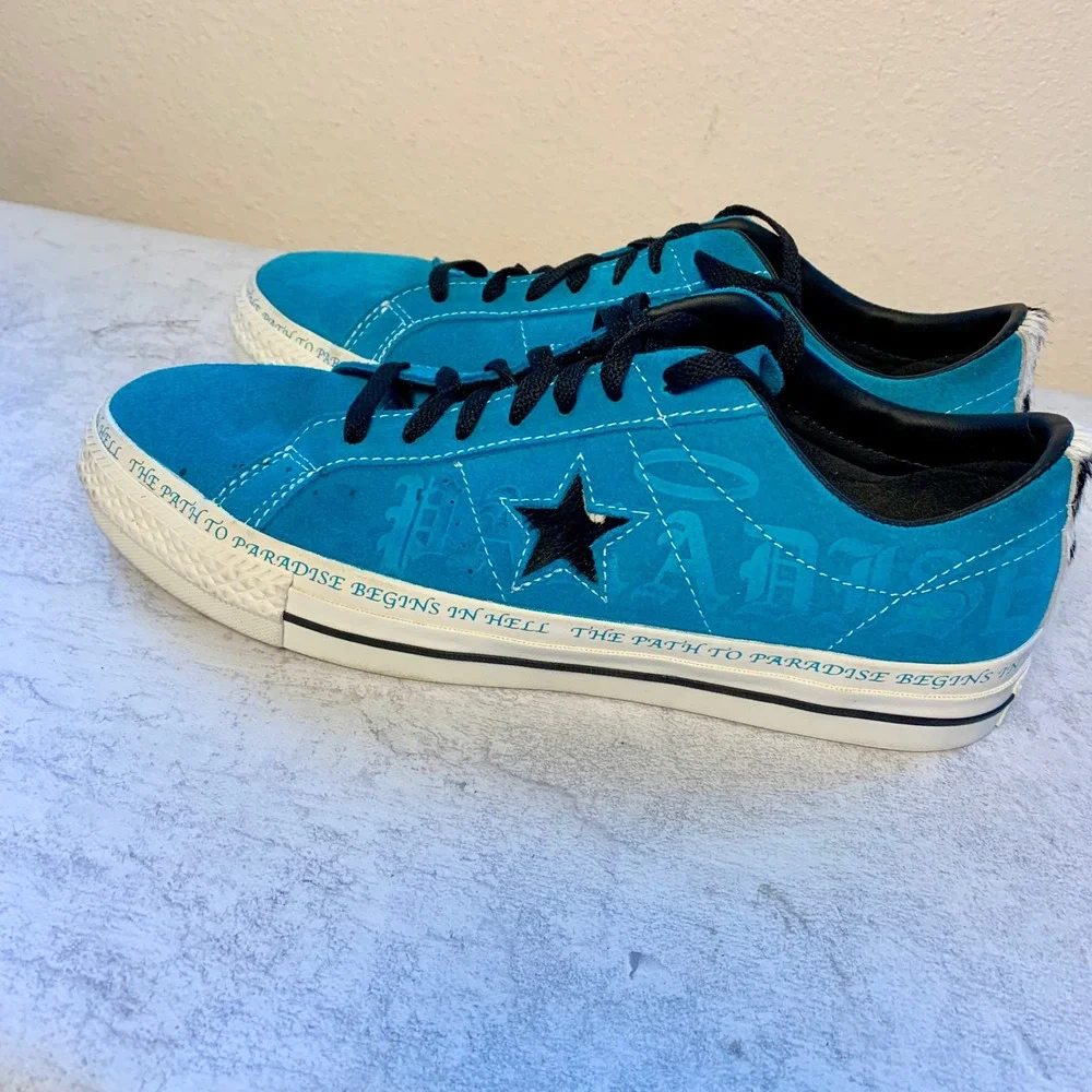Converse One Star Pro‎ Sean Pablo Paradise Teal Suede Mens 9 Womens 10.5 173215C
